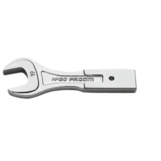 Facom Open End Insert Spanner Insert 12 x 7 mm Size, 22 mm Chrome Finish 20.22
