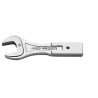 Facom Open End Insert Spanner Insert 12 x 7 mm Size, 22 mm Chrome Finish 20.22