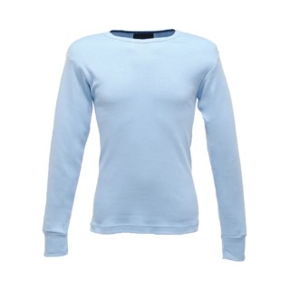 Regatta Professional Long Base Layer Thermal Shirt Polyester Cotton Size S Blue TRU112 500 50