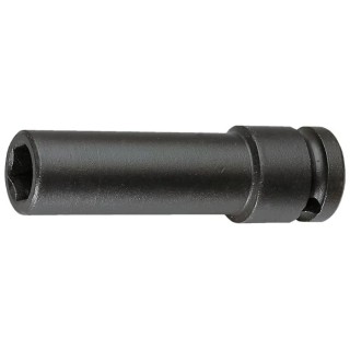Facom 24 mm 19.05 mm Drive 6 Point Impact Socket, Chrome Molybdenum Steel, Manganese Phosphate Finish NK.24LA
