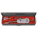 Facom Dial Torque Wrench Ratchet Type 300 To 1500 Nm Torque Range 19.05 mm Square Drive, 595mm Overall Length K.203B