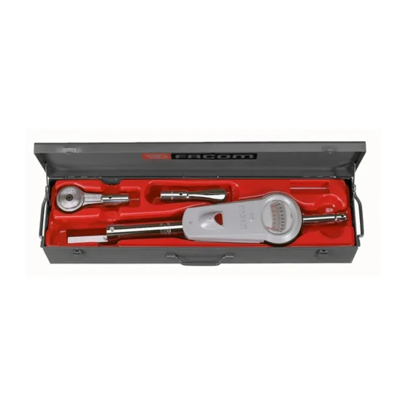 Facom Dial Torque Wrench Ratchet Type 300 To 1500 Nm Torque Range 19.05 mm Square Drive, 595mm Overall Length K.203B
