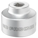 Facom Chrome Vanadium Steel 3/8 in Drive 24 mm 6 Point Square Socket D.163-24