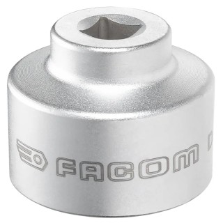 Facom Chrome Vanadium Steel 3/8 in Drive 24 mm 6 Point Square Socket D.163-24
