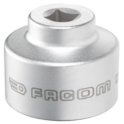Facom Chrome Vanadium Steel 3/8 in Drive 24 mm 6 Point Square Socket D.163-24