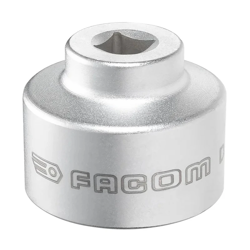 Facom Chrome Vanadium Steel 3/8 in Drive 24 mm 6 Point Square Socket D.163-24