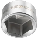 Facom Chrome Vanadium Steel 3/8 in Drive 24 mm 6 Point Square Socket D.163-24