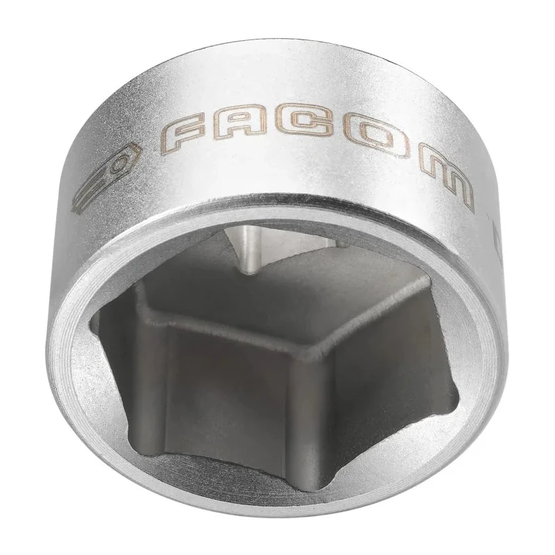 Facom Chrome Vanadium Steel 3/8 in Drive 24 mm 6 Point Square Socket D.163-24