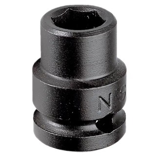 Facom 22 mm 12.7 mm Drive Square Impact Socket, Chrome Molybdenum Steel, 38mm Length NS.22A