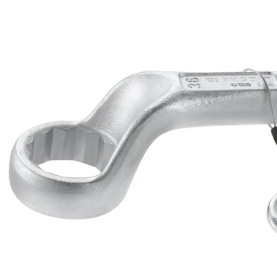 Facom Open End Heavy Duty Offset Ring Wrench 24 to 46 mm Satin Chrome Finish 54A.32SLS