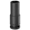 Facom 14 mm 12.7 mm Drive 6 Point Metric Impact Socket, 78mm Length NS.14LA