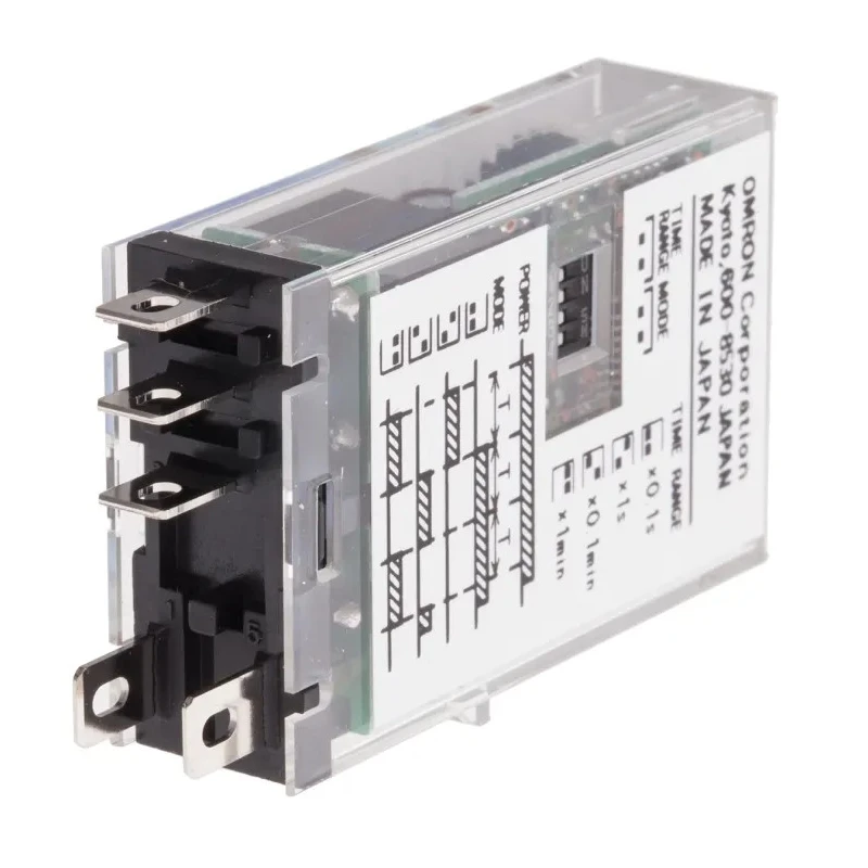 Omron Timer Relay, Multifunction, 1-Contact SPDT, 24 V AC Supply, 0.1 s to 10 min Time Range H3RN