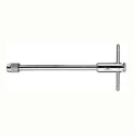 Facom Tap Wrench, T-Handle Chrome Polished Ratcheting 300mm Length 830A.10L