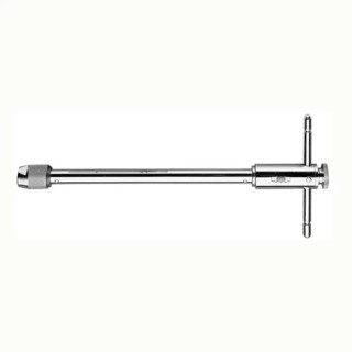 Facom Tap Wrench, T-Handle Chrome Polished Ratcheting 300mm Length 830A.10L