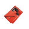 Facom 13 Piece L Metric Hex Key Set, Sizes 1.5 mm to 12 mm, Hex Ball End, Short Arm 82H.JL13