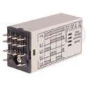 Omron DIN Rail Timer Relay 4-Contact Multifunction 24 V DC/AC 0.1 min to 10 h 4PDT Switch H3YN
