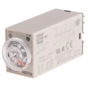 Omron DIN Rail Timer Relay 4-Contact Multifunction 24 V DC/AC 0.1 min to 10 h 4PDT Switch H3YN