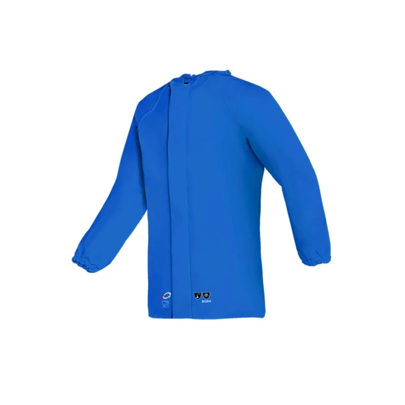 Sioen Lightweight Work Jacket Blue Polyamide Lining Unisex Zipper with Press Studs Under Flap Morgat S4391/RB/2XL