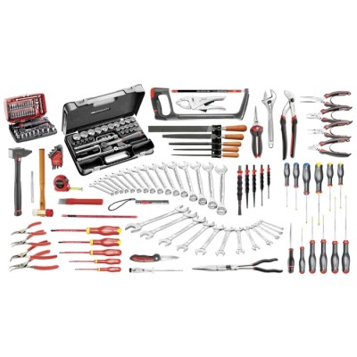 Facom 168 Piece Mechanical Tool Kit Industrial Maintenance Set with Foam Inlay CM.130A