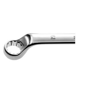 Facom Metric Offset Ring Spanner 34 x 36 mm, 440mm Overall Length 12-Point Chrome Finish 55A.34X36