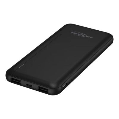 Ansmann Power Bank Portable Charger 10Ah Capacity 5V Output Voltage 2.1A Maximum Output Current PB212