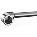 Facom 3/4 in Socket Wrench with Tube Handle, Satin Chrome Finish, 204mm Overall Length 75.3/4