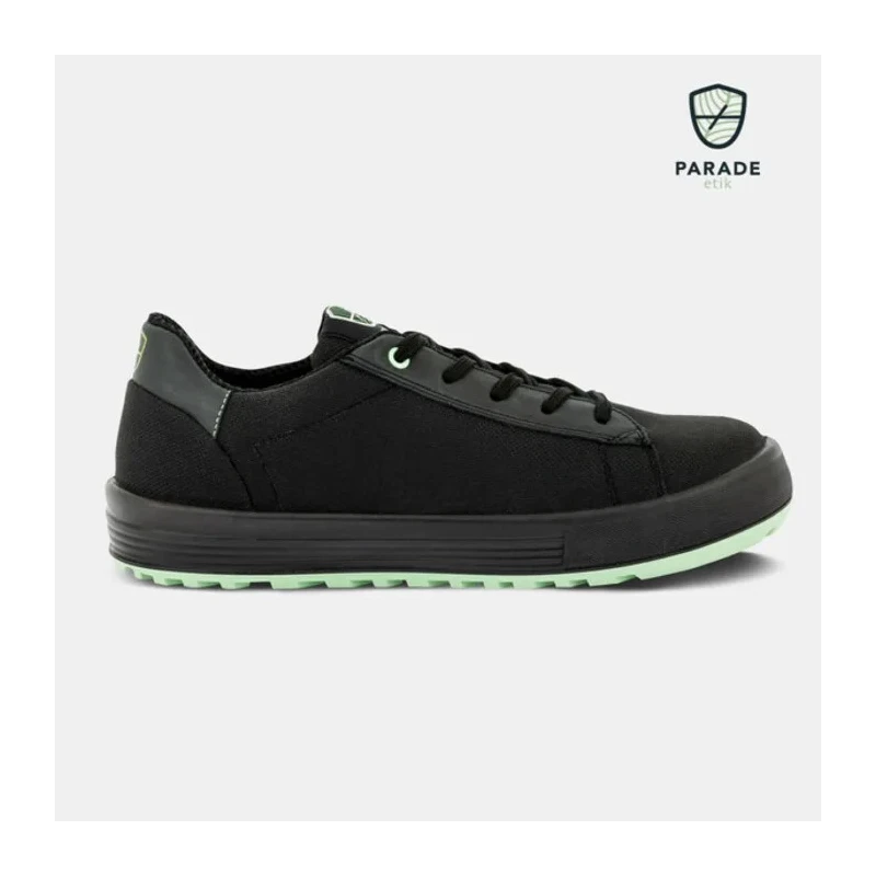 Parade VERGER Unisex Black Stainless Steel Safety Trainer Lace Up Shoes UK 11 EU 46 07VERGER7824PT46