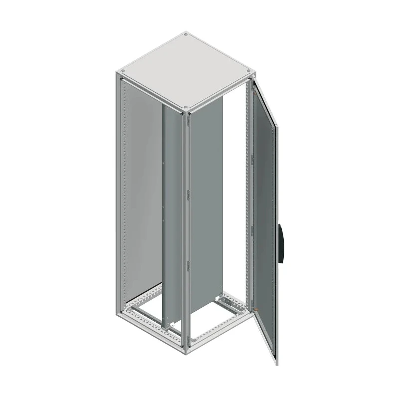 Schneider Electric NSYSF Series Sheet Steel General Purpose Floor-Mount Enclosure Light Grey, Handle Black NSYSF2212802DP