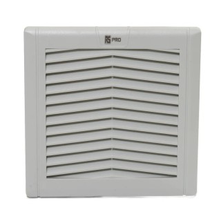 RS PRO Filter Fan, 24V DC, 7.2W Power, 180 m³/h Filtered & Unimpeded Air Flow, , 125 mm x 125 mm Face, Square IP54