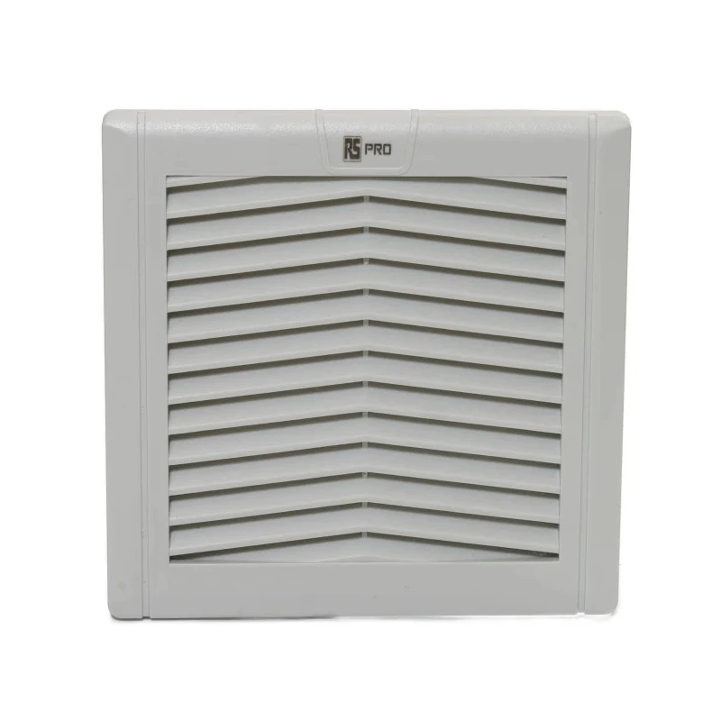 RS PRO Filter Fan, 24V DC, 7.2W Power, 180 m³/h Filtered & Unimpeded Air Flow, , 125 mm x 125 mm Face, Square IP54
