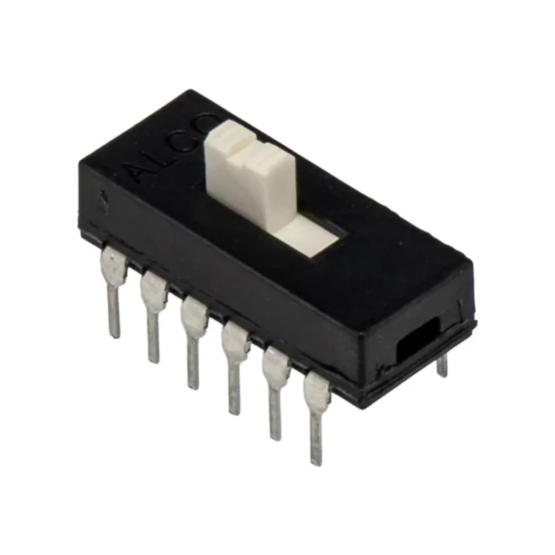 TE Connectivity PCB Slide Switch 4PDT Latching 300mA 115V AC Nylon ASE4204