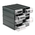 RS PRO Drawer Storage Unit 8 Plastic Transparent with 208 mm x 208 mm x 222 mm Dimensions 236-3606
