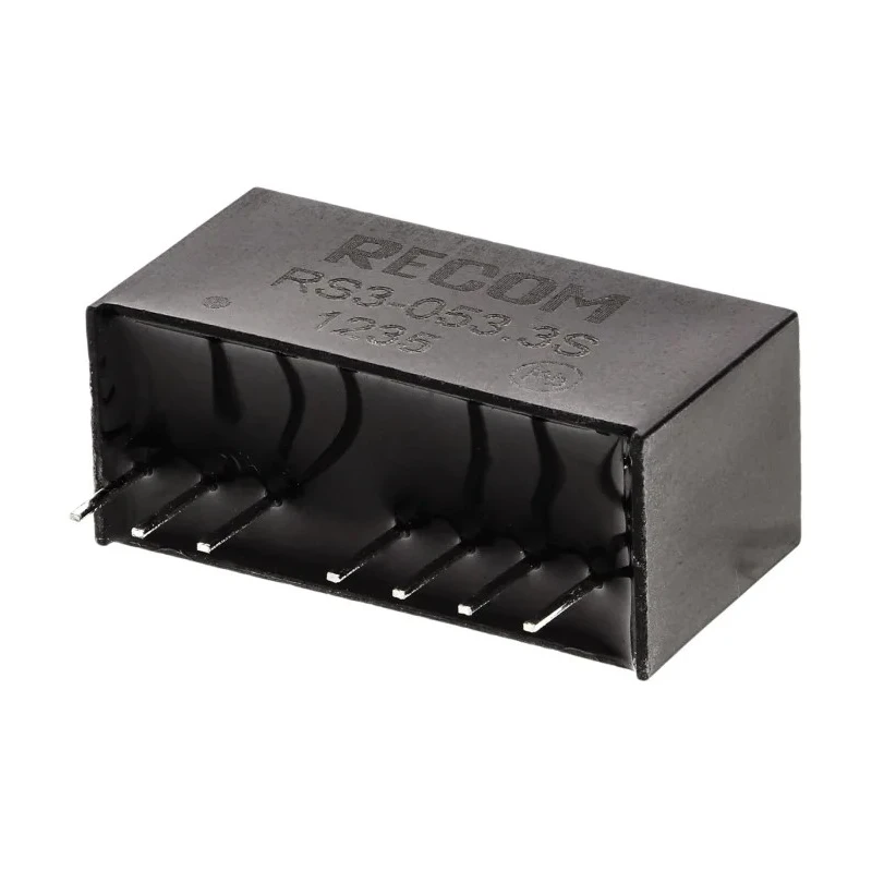 Recom DC/DC Converter Through Hole 3.3V Output 9V Input 4.5V Input 3W Power RS3-053.3S