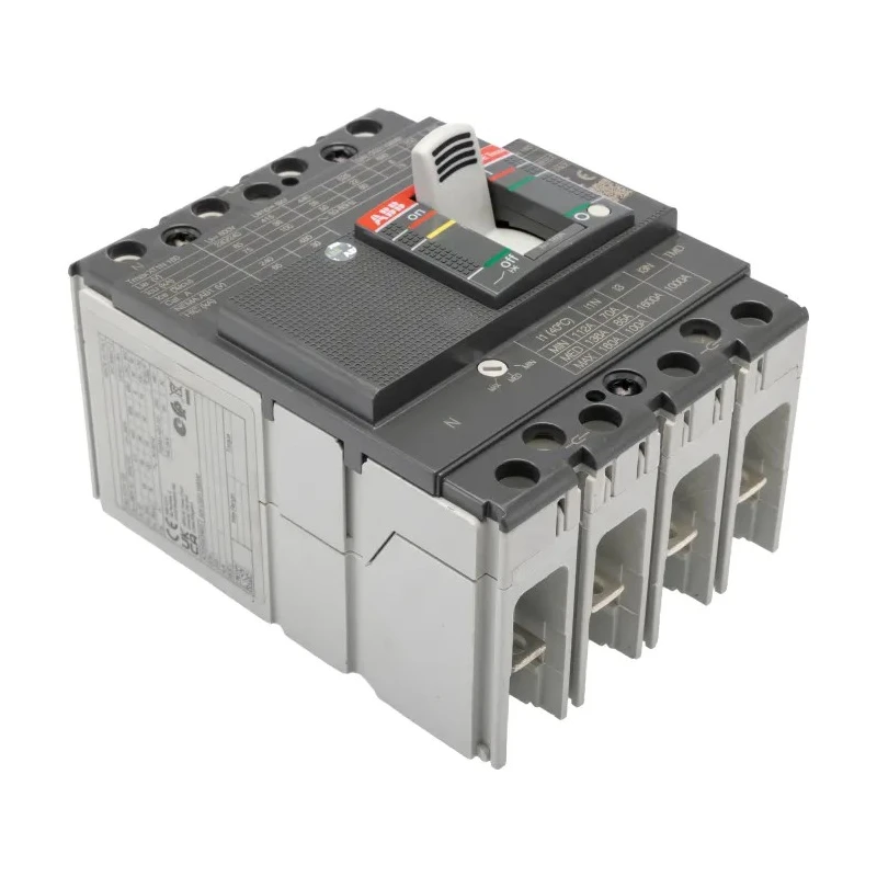 ABB Tmax XT Molded Case Circuit Breaker 4-Pole 160A 690V AC 500V DC Thermomagnetic 1SDA067426R1 XT1N 160 TMD 160A 3P+N FF