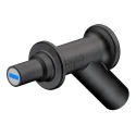 Staubli Black Test Connector Adapter Nickel Plated 4 mm 2A 1kV Socket to Plug 66.9516-21
