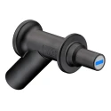 Staubli Black Test Connector Adapter Nickel Plated 4 mm 2A 1kV Socket to Plug 66.9516-21