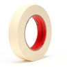 3M Beige Scotch Masking Tape Paper Backing Rubber Adhesive 19mm Width 55m Length Heat Resistant up to 350°F 214X19,1