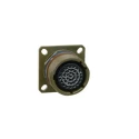 Amphenol Limited D38999 III Copper Alloy Straight 3 Way Panel Circular Connector Female 850V 7.5A D38999/20WA98PN