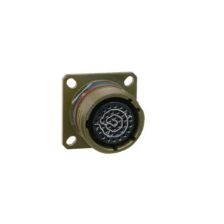 Amphenol Limited D38999 III Copper Alloy Straight 3 Way Panel Circular Connector Female 850V 7.5A D38999/20WA98PN
