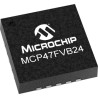 Microchip 12-Bit 4-Channel Serial-I2C Digital to Analogue Converter DAC MCP47FVB24-E/MQ 2.7V-5.5V, 20-Pin QFN