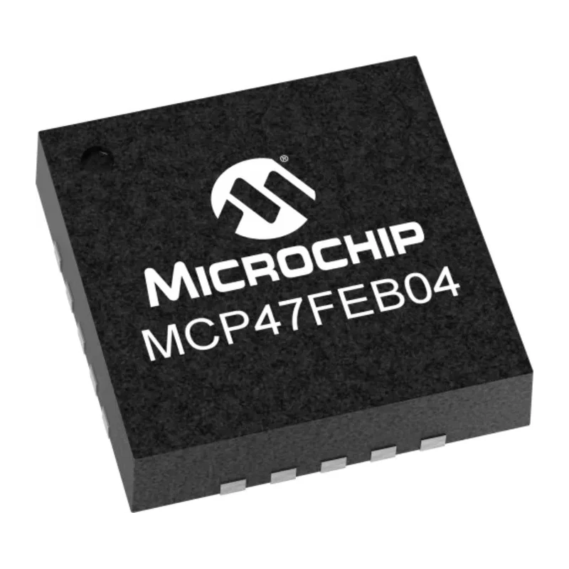 Microchip 8-Bit 4-Channel Serial-I2C Digital-to-Analogue Converter DAC MCP47FEB04-E/MQ