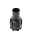 TE Connectivity CES Series Black Nylon, Polyolefin Cable Gland Locknut 1-12 UNF Thread Size, 4.1 mm Min., 12.7 mm Max. CES-1