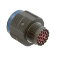 Amphenol Limited D38999 III Copper Alloy Straight 6 Way Panel Circular Connector Female 550V 5A with D38999/26WA35PN
