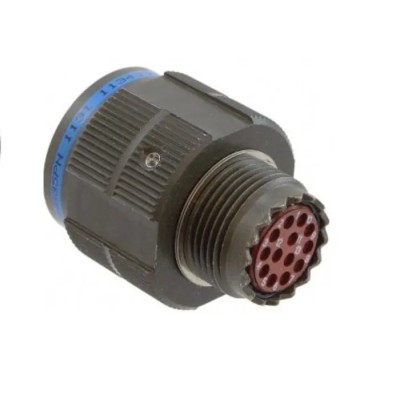 Amphenol Limited D38999 III Copper Alloy Straight 6 Way Panel Circular Connector Female 550V 5A with D38999/26WA35PN