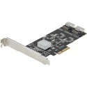 StarTech.com 8 Port SATA 6Gbps PCIe x4 Serial Board 5.9 x 2.7 x 0.6 in 8P6G-PCIE-SATA-CARD