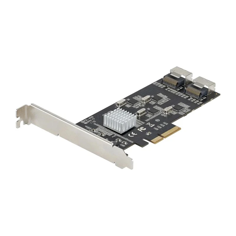 StarTech.com 8 Port SATA 6Gbps PCIe x4 Serial Board 5.9 x 2.7 x 0.6 in 8P6G-PCIE-SATA-CARD
