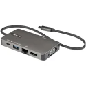 StarTech.com USB C Docking Station with VGA, HDMI, 3 USB Ports 3840 x 2160 Pixel DKT30CHVPD2