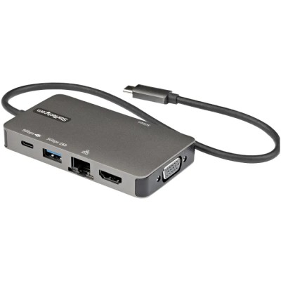 StarTech.com USB C Docking Station with VGA, HDMI, 3 USB Ports 3840 x 2160 Pixel DKT30CHVPD2