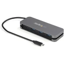 StarTech.com 4 Port USB 3.0 USB Hub, USB Bus Powered, 135 mm Length, 50 mm Width, 20 mm Height HB30CM3A1CB