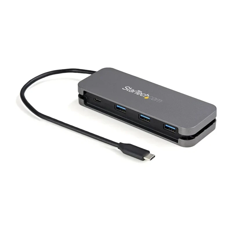 StarTech.com 4 Port USB 3.0 USB Hub, USB Bus Powered, 135 mm Length, 50 mm Width, 20 mm Height HB30CM3A1CB